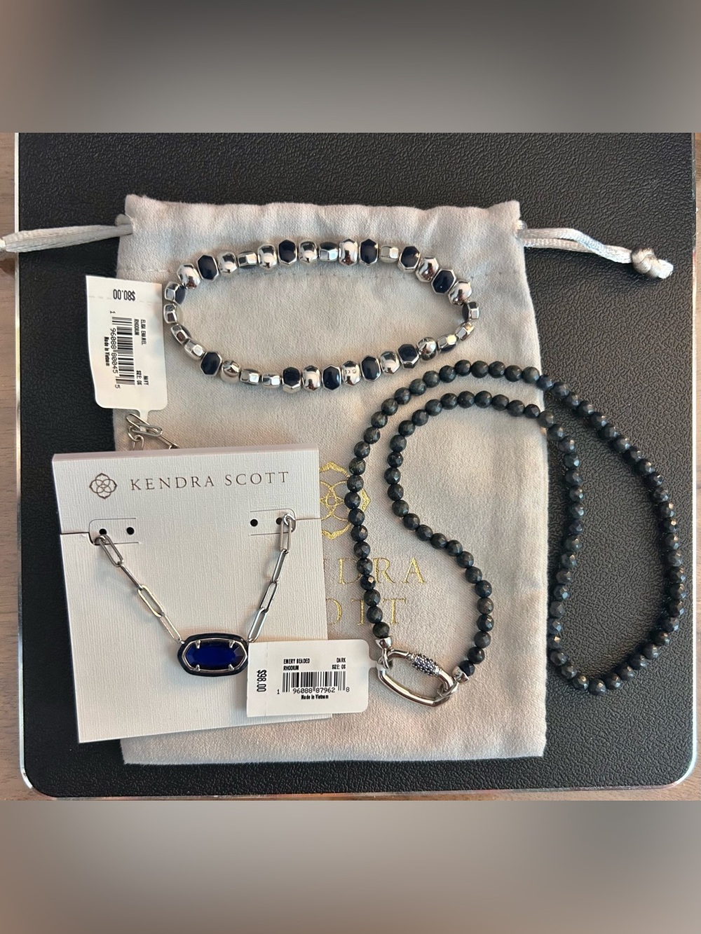 Kendra Scott Elisa Enamel Nck & Beaded Strand Nck & Daphne Enamel Stretch Brc